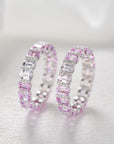 Pink Sapphire Eternity Ring-Helios Fine Jewelry