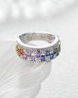 Rainbow Maze Ring-Helios Fine Jewelry