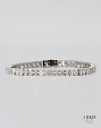 Oval Shape Diamond Tennis Bracelet-Helios Fine Jewelry