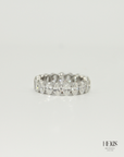 Oval Shape Diamond Eternity Ring-Helios Fine Jewelry