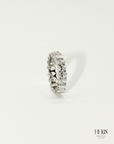 Oval Shape Diamond Eternity Ring-Helios Fine Jewelry