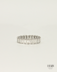 Emerald Cut Diamond Eternity Ring-Helios Fine Jewelry