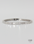 Emerald Cut Diamond Tennis Bracelet-Helios Fine Jewelry