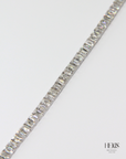Emerald Cut Diamond Tennis Bracelet-Helios Fine Jewelry