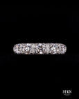 Micro Pave Eternity Ring-Helios Fine Jewelry