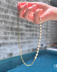 Akoya Pearl Halfie Necklace-Helios Fine Jewelry