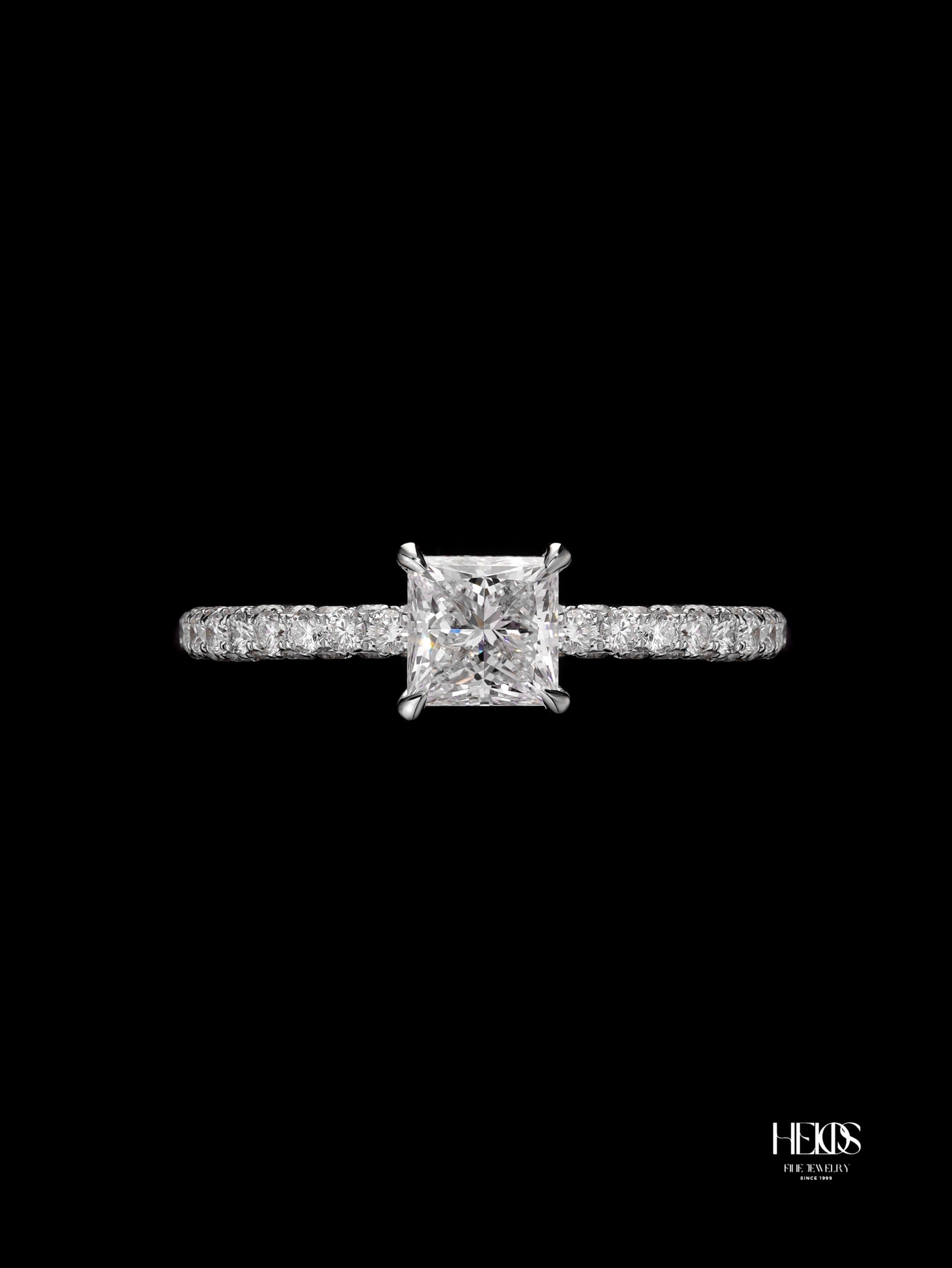 Baby first hair keepsake transformed into Life Diamond by Helios