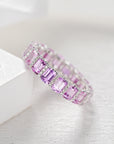 Pink Sapphire Eternity Ring