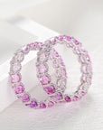 Pink Sapphire Eternity Ring