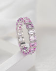 Pink Sapphire Eternity Ring