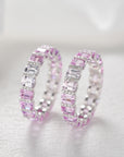 Pink Sapphire Eternity Ring