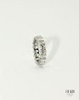 Oval Shape Diamond Eternity Ring