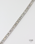 Emerald Cut Diamond Tennis Bracelet